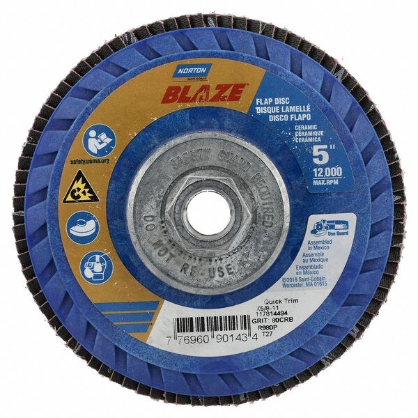 Flap Disc, Ceramic, Type 27, 5
