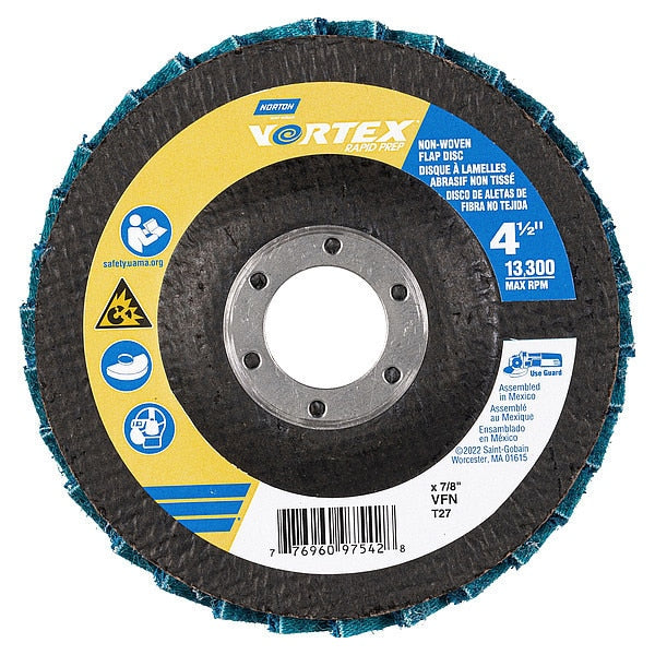 Flap Disc, Aluminum Oxide, 4 1/2