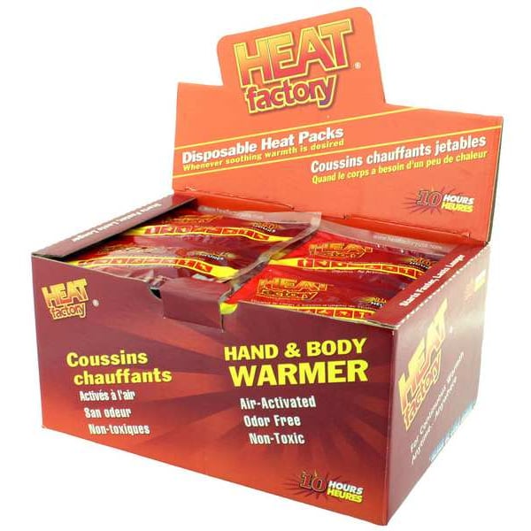 Hand Warmers, 3 1/2 in L, 2 1/2 in W, PK40