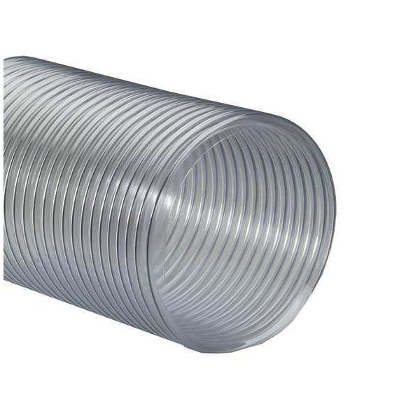 Ducting Hose, 25 ft L, Clear