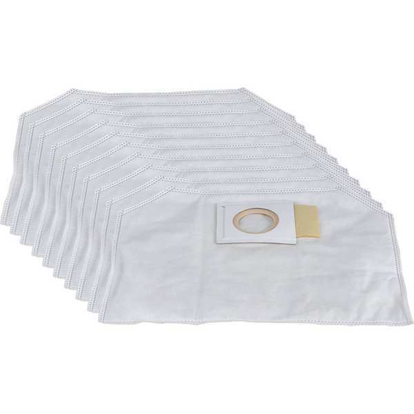 Vacuum Bag, 13 3/4 in, NonReuse, Cloth, PK10