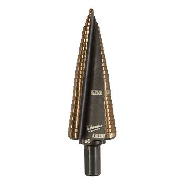 7/8 in. - 1-1/8 in. #9 Cobalt Step Drill Bit