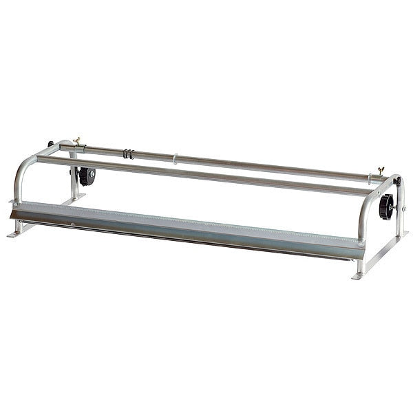 Wall Mount Masker, Silver, W 36 In