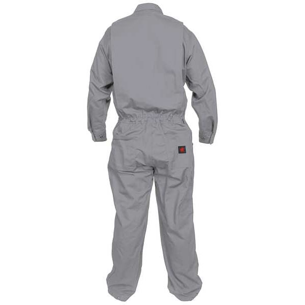 Coverall, Gray, Regular, 2 XL