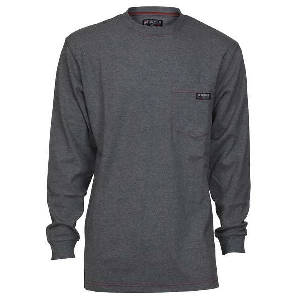 FR Long Sleeve Shirt, 10.6 cal/sq cm, Gray
