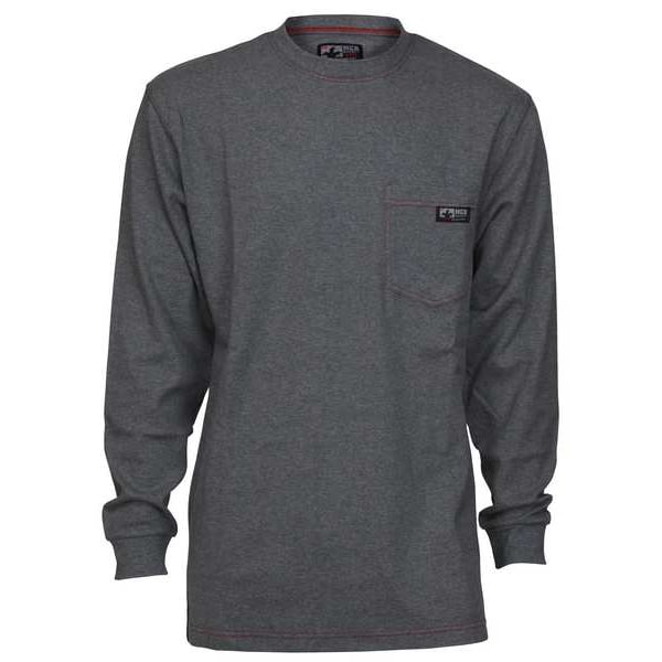 FR Long Sleeve Shirt, 10.6 cal/sq cm, Gray