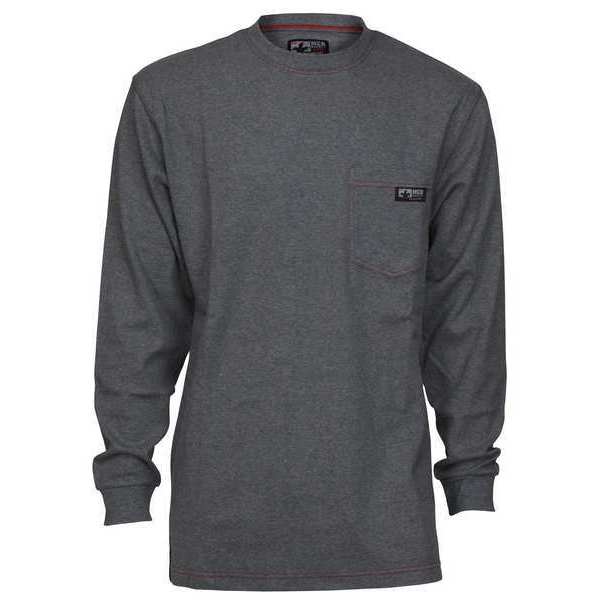 FR Long Sleeve Shirt, 10.6 cal/sq cm, Gray