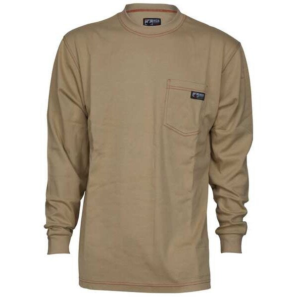 FR Long Sleeve Shirt, Tan, S, Regular
