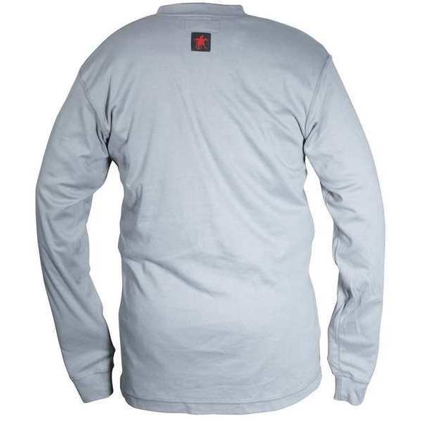 FR Long Sleeve Shirt, 9.6 cal/sq cm, Gray