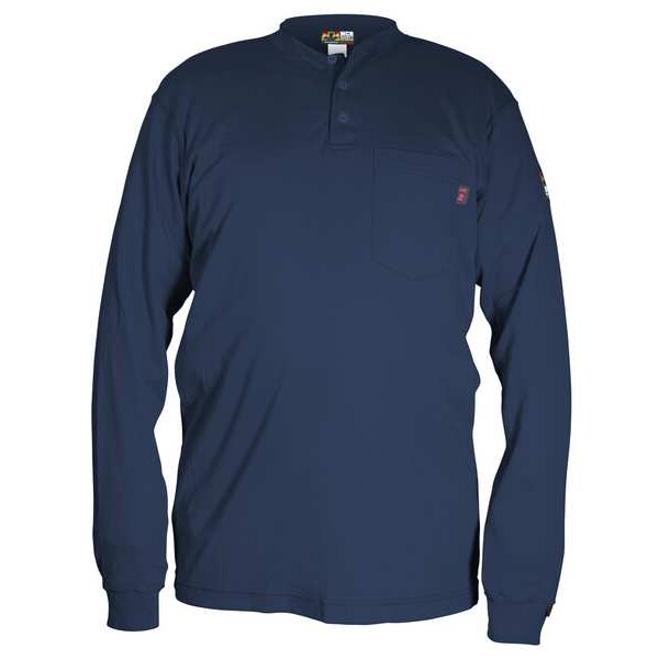 FR Long Sleeve Shirt, 9.6 cal/sq cm, Navy