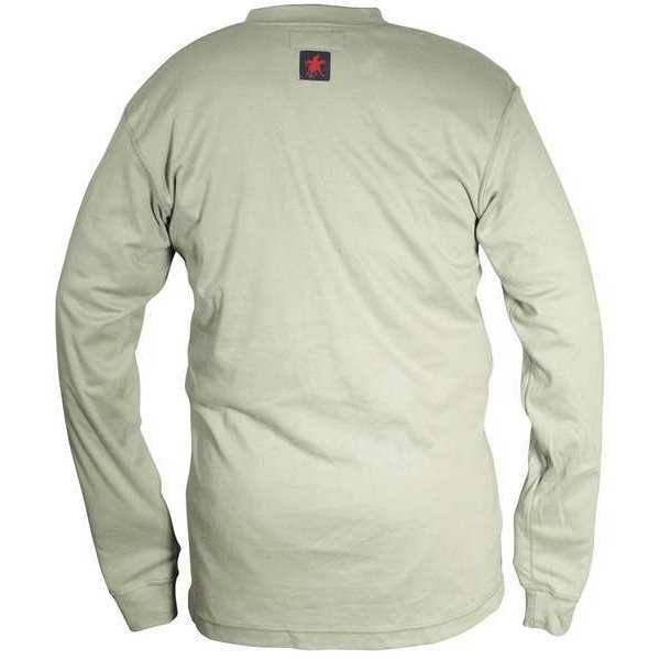 FR Long Sleeve Shirt, 9.6 cal/sq cm, Tan