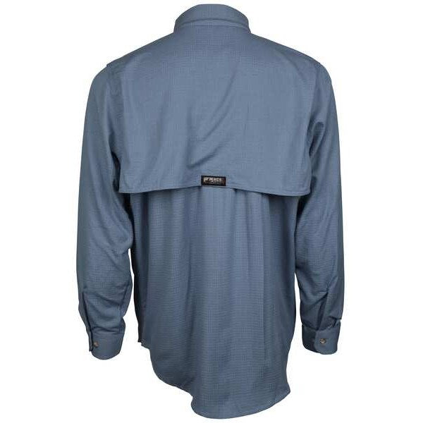 FR L Sleeve Shirt, M Blue, XL, Tall