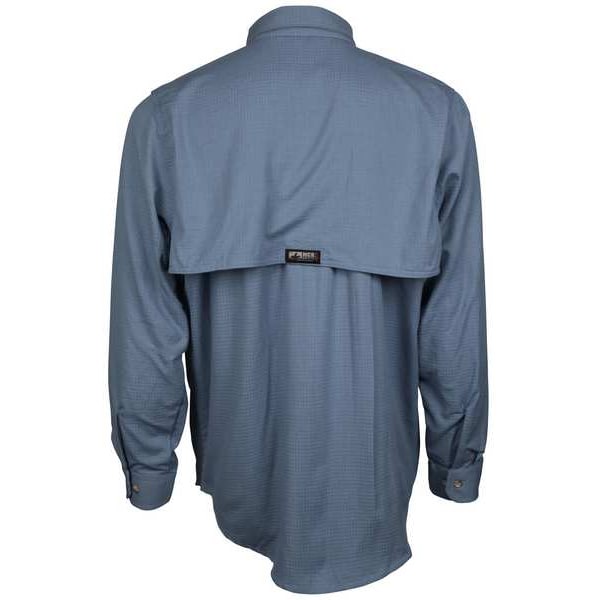 FR L Sleeve Shirt, M Blue, L, Tall