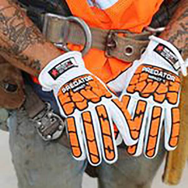 Cut/Impact Resistant Glove, A9, L, White, PR