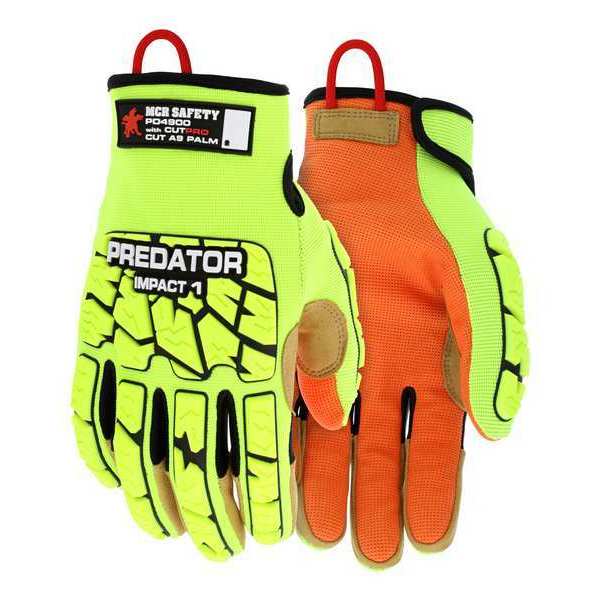 Cut/Impact Resistant Glove, A9, 2XL, PR