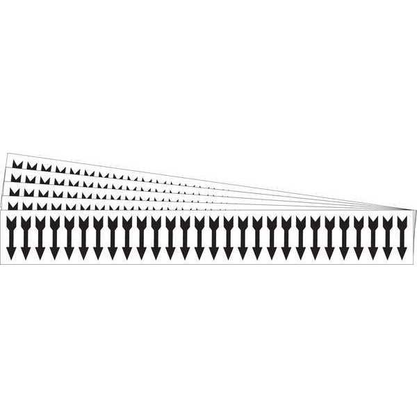 Pipe Marker, Adhesive, Black, (Arrow), PK5, 91888-PK