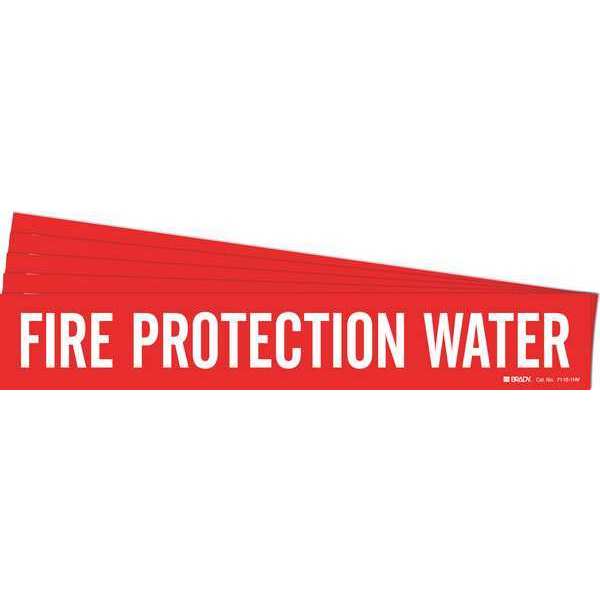 Pipe Marker, , Fire Protection Water, PK5, 7110-1HV-PK