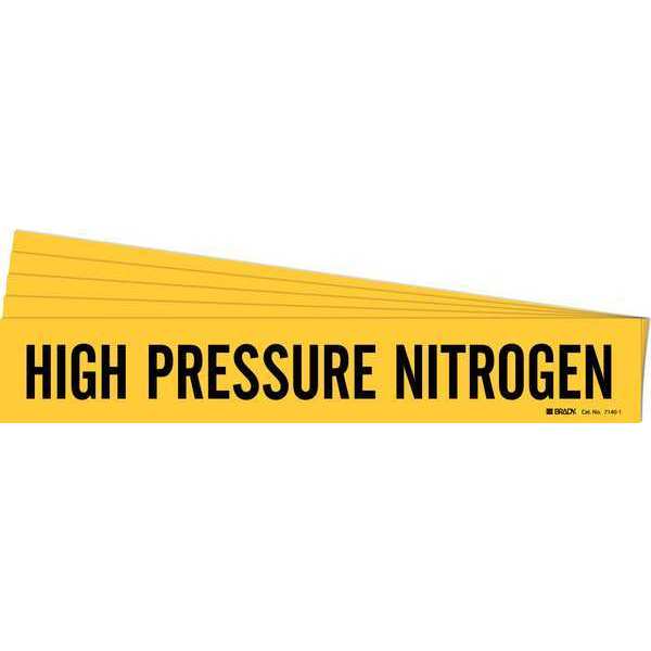 Pipe Marker, , High Pressure Nitrogen, PK5, 7140-1-PK