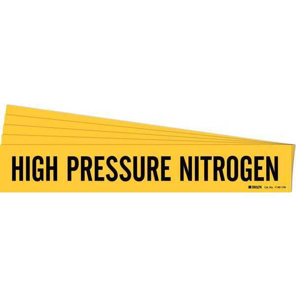 Pipe Marker, , High Pressure Nitrogen, PK5, 7140-1HV-PK