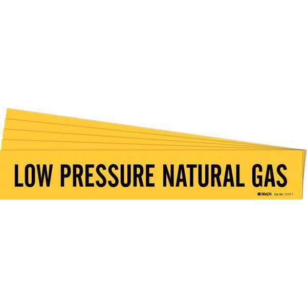 Pipe Marker, Low Pressure Natural Gas, PK5, 7177-1-PK