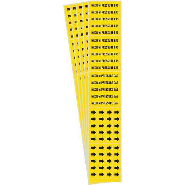 Pipe Marker, , Medical Pressure Gas, PK5