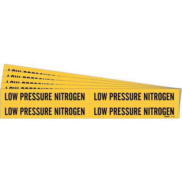 Pipe Marker, , Low Pressure Nitrogen, PK5, 7178-4-PK