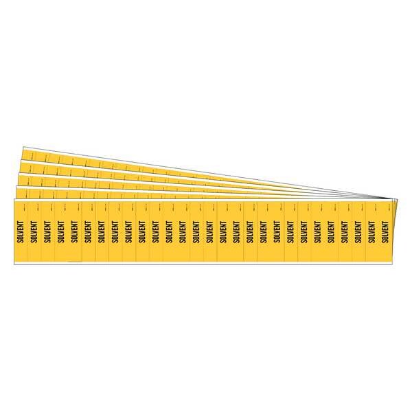 Pipe Marker, Adhesive, Black, Solvent, PK5, 91967-PK