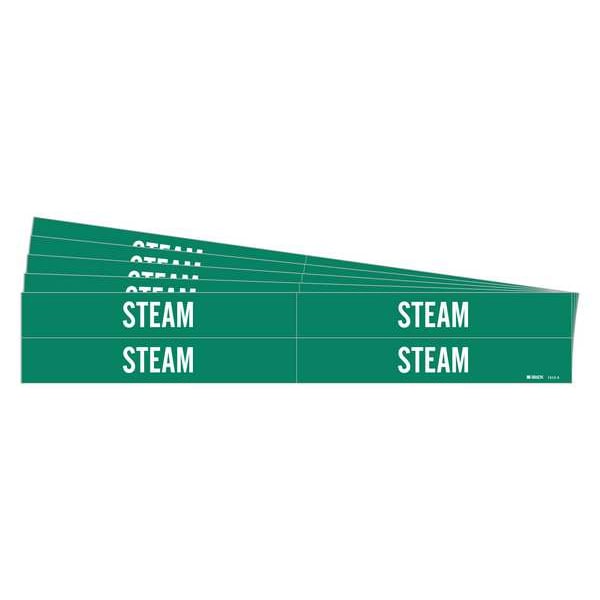 Pipe Marker, Steam, PK5, 7412-4-PK
