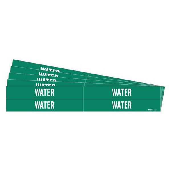 Pipe Marker, Water, PK5, 7304-4-PK