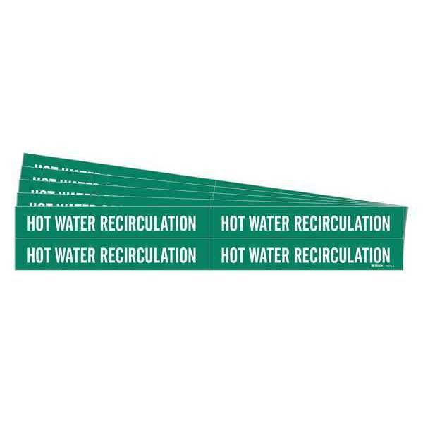 Pipe Marker, Hot Water Recirculation, PK5