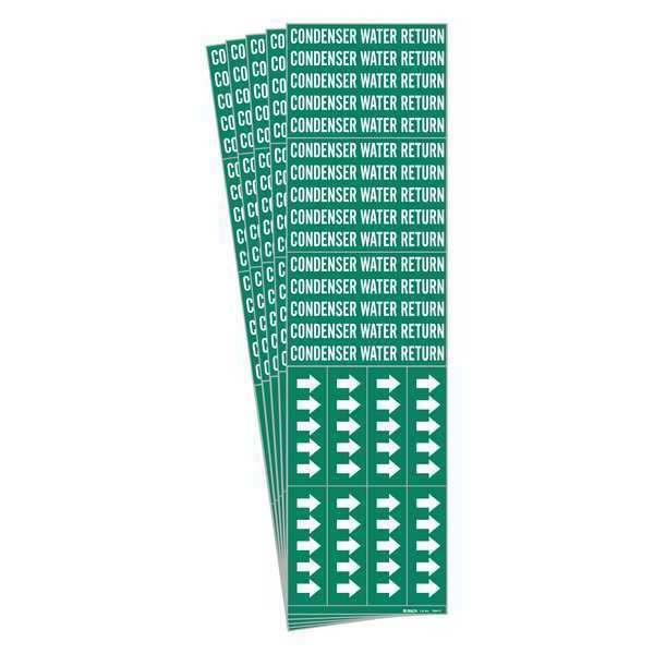 Pipe Marker, Condenser Water Return, PK5