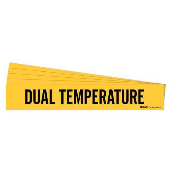 Pipe Marker, Black, Dual Temperature, PK5, 7094-1HV-PK