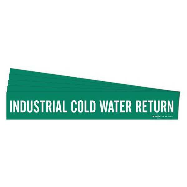 Pipe Marker, Industrial Cold Water, PK5