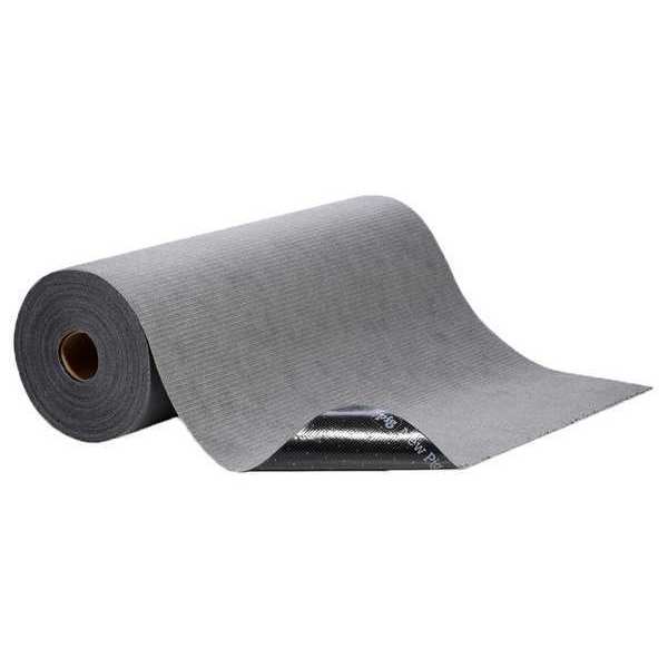 Paint Booth Mat, Paints, Solvents, Stains Absorbed, Gray, Polypropylene