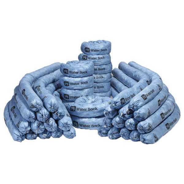 Sorbents, 70 gal/pk; 1.75 gal/sock, Water Absorbed, Blue, 40 PK