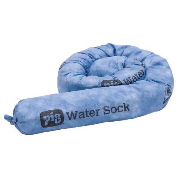 Sorbents, 35 gal/pk; 1.75 gal/sock, Water Absorbed, Blue, 20 PK