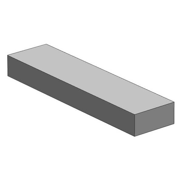Flat Bar Stock, Aluminum, 3 in Over. W