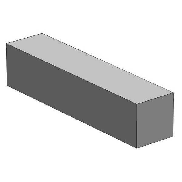 Flat Bar Stock, Aluminum, 2.25 in Over. W
