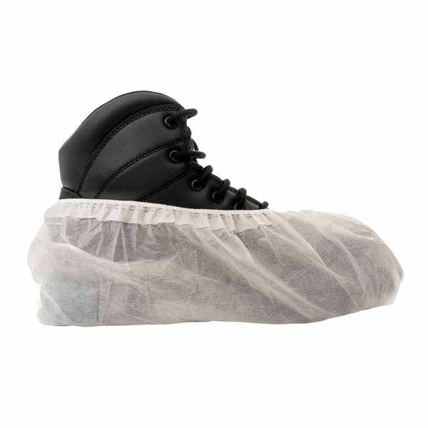 Shoe Cover, White, L, PK300