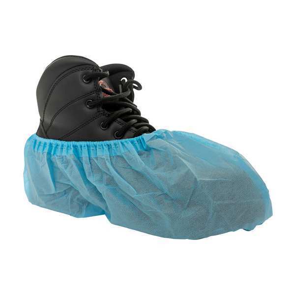 Shoe Cover, Blue, L, PK300