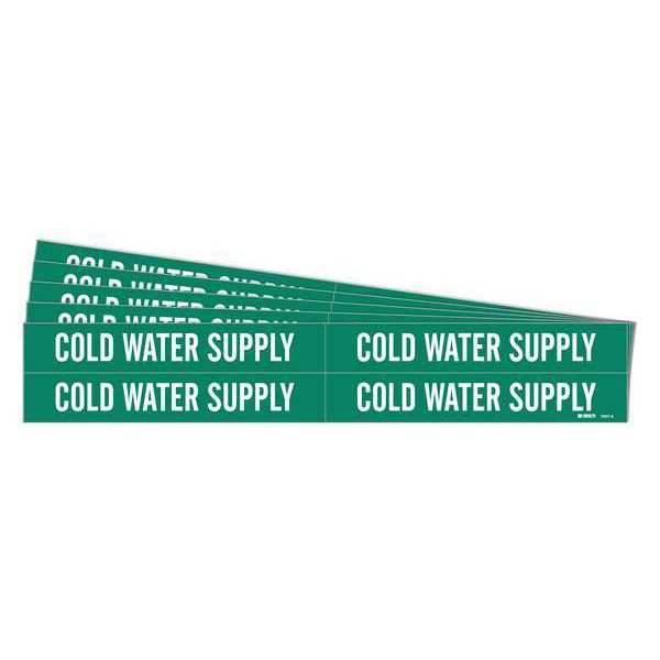 Pipe Marker, Cold Water Supply, PK5