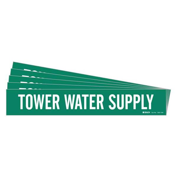 Pipe Marker, Tower Water Supply, PK5, 7287-1HV-PK