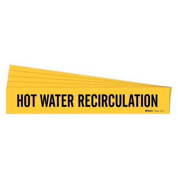 Pipe Marker, Hot Water Recirculation, PK5