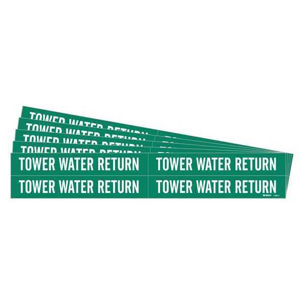 Pipe Marker, Tower Water Return, PK5, 7286-4-PK