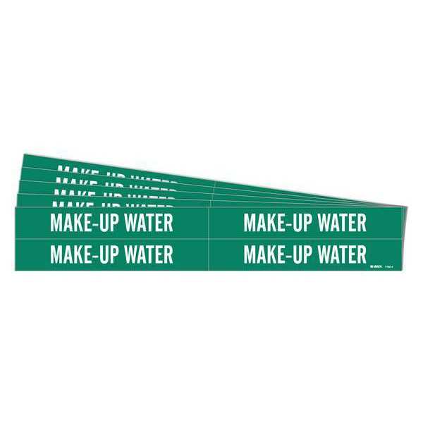 Pipe Marker, Make-Up Water, PK5, 7182-4-PK