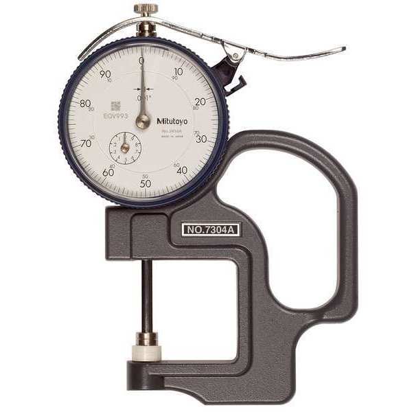 Dial Thickness Gauge, 0 to 1