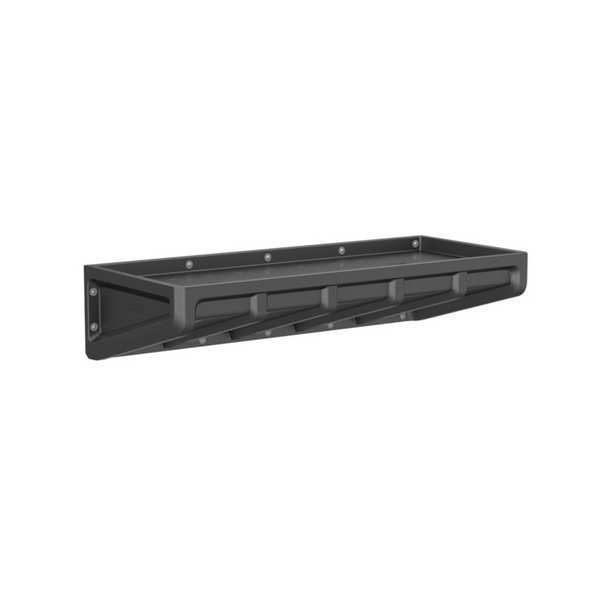 Endurance Wall Mount Bunk, Black, 18 in H
