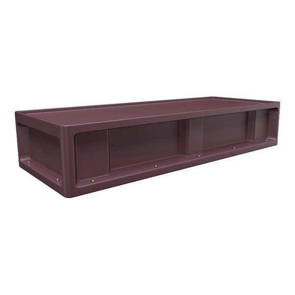 Endurance Bed, Burgundy, 15 in H