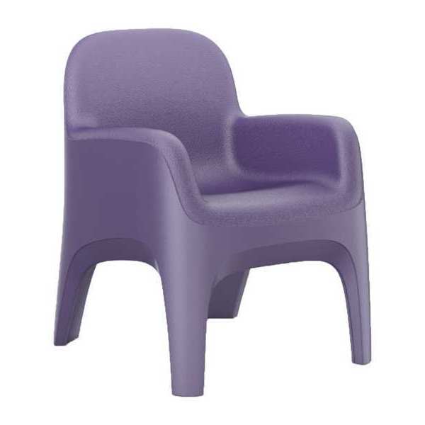 Crew Arm Chair Floor Mount, Indigo
