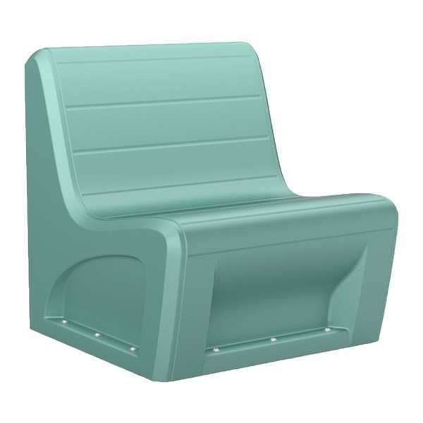 Sabre Sectional Chair, Aqua